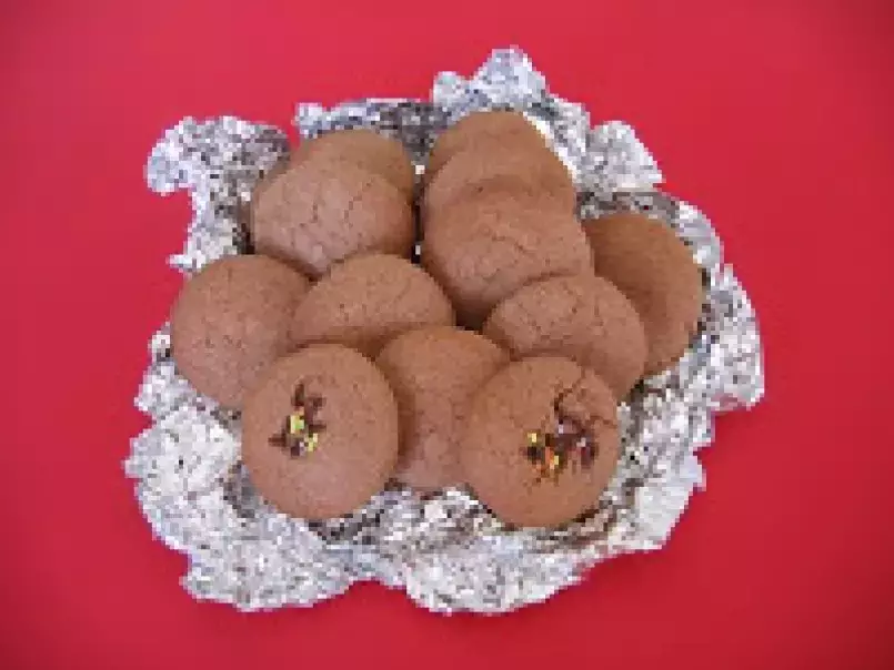 Cookies de Cacau com Noz Moscada