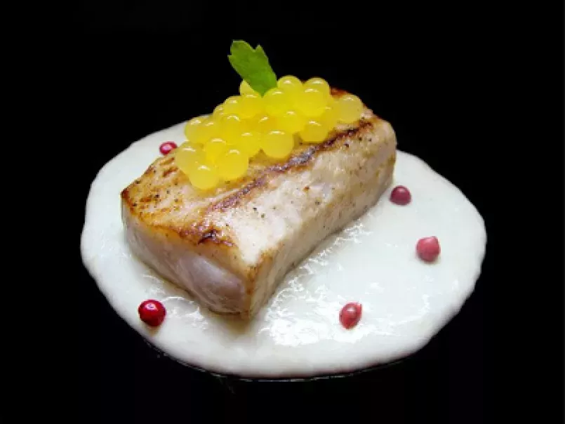 Cozinha TecnoTrivial: caviar de manga.