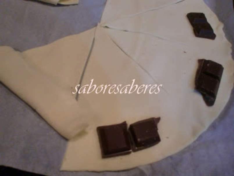 Croissants de chocolate na Actifry - foto 4