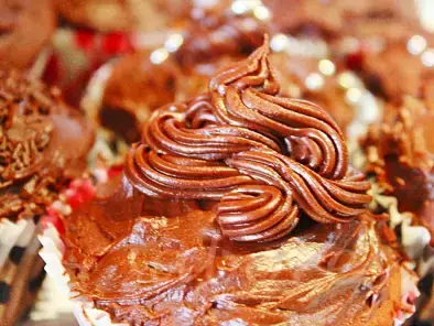Cupcakes de chocolate com cobertura de Cacau - foto 3