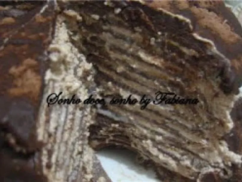 Desafio do Tigela - Bolo de crepes de chocolate - foto 4