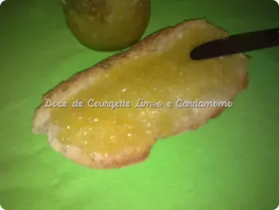 Doce de Courgette Limão e Cardamomo