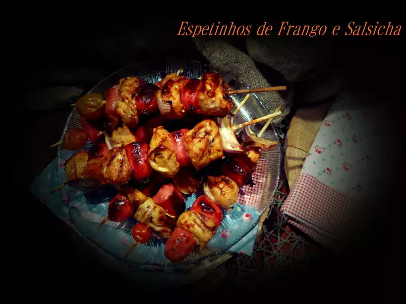 Espetinhos de Frango e Salsicha - foto 2