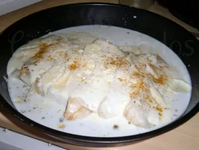 Filetes de pescada gratinados com sopa de cebola - foto 4