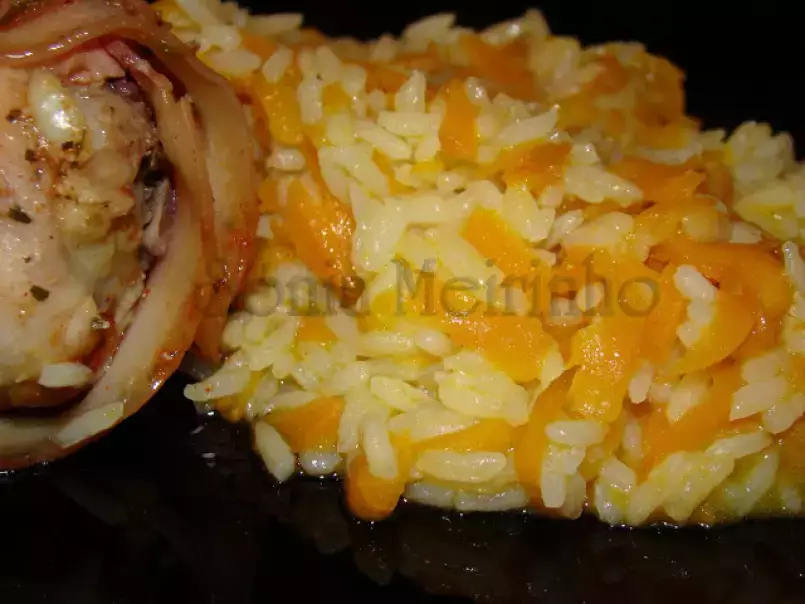 Frango enrolado em Bacon com Arroz de Cenoura Cremoso - foto 7