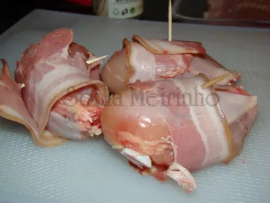 Frango enrolado em Bacon com Arroz de Cenoura Cremoso - foto 2