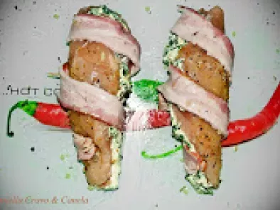 Frango Envolto no Bacon e Recheado com Espinafre e Cream Cheese - foto 4
