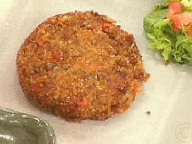 Hambúrguer de Lentilha (Vegana)