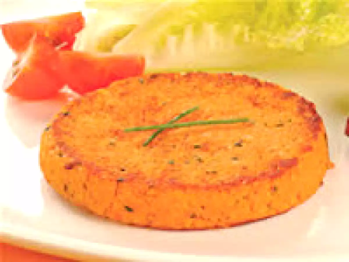 Hambúrguer de Soja com Batata Doce (vegana)