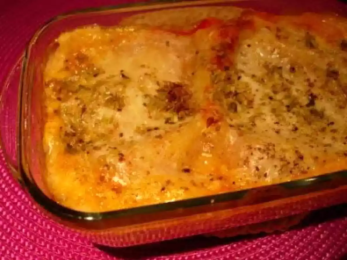 Lasanha de espinafres com cogumelos