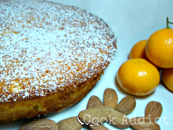 Bolo de tangerina e amêndoa Bolo de tangerina e amêndoa