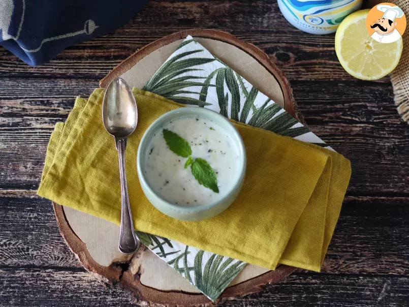 Molho de iogurte com hortelã, refrescante e ideal para saladas - foto 3