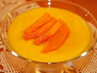 Mousse de manga e laranja