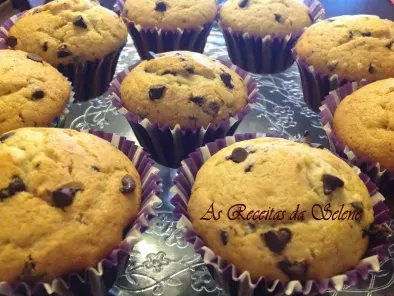 Muffins com Pepitas de Chocolate