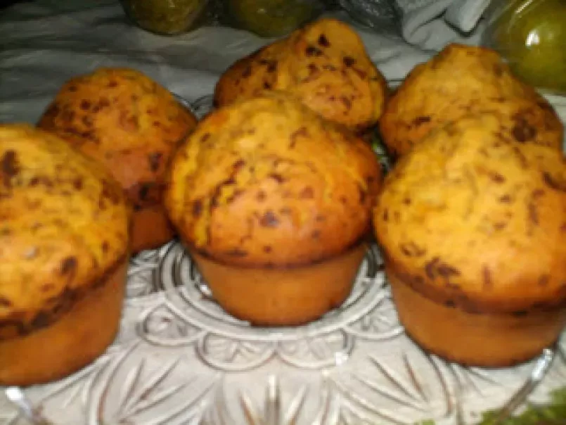 Muffins de abobora e chocolate