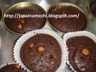 Muffins de Chocolate Recheados - foto 8