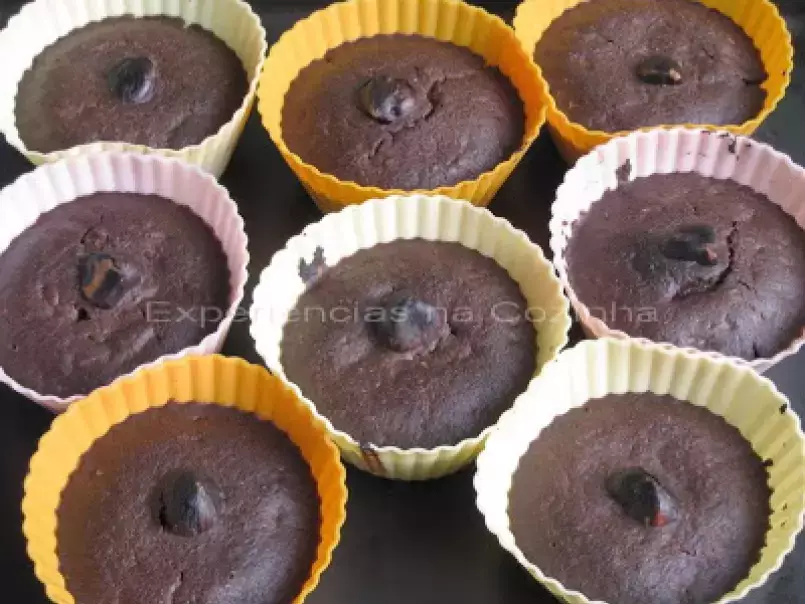 Muffins vegan de alfarroba com pera e mel - foto 2