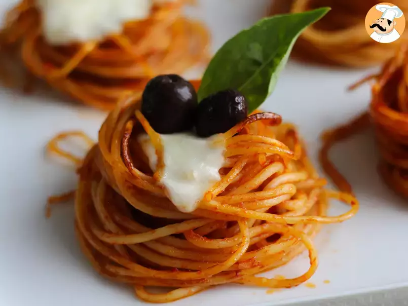 Ninhos de espaguete, fácil e saboroso - foto 2