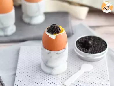 Ovos com caviar