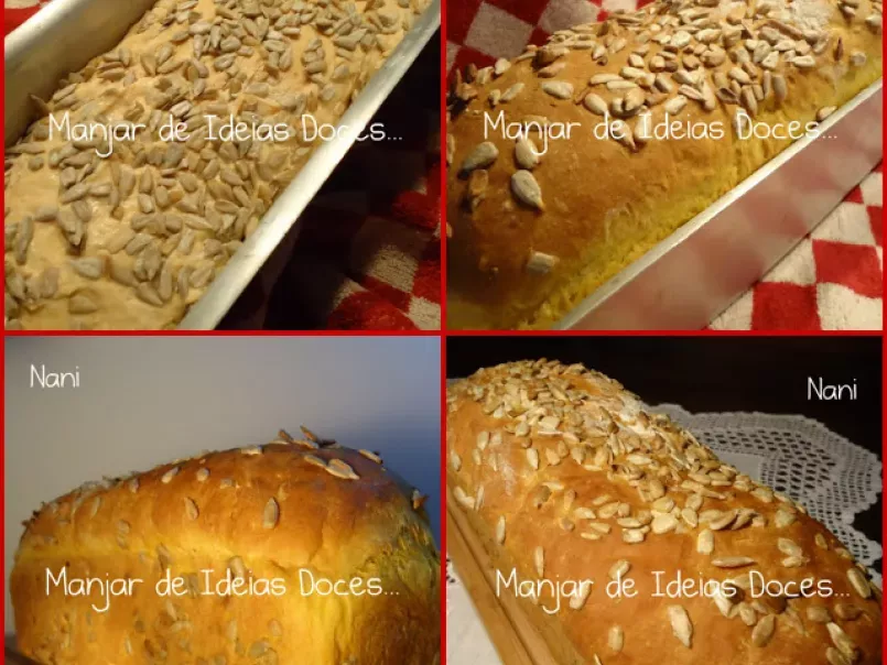 Pão de Abóbora com Sementes de Girassol e Linhaça - foto 3