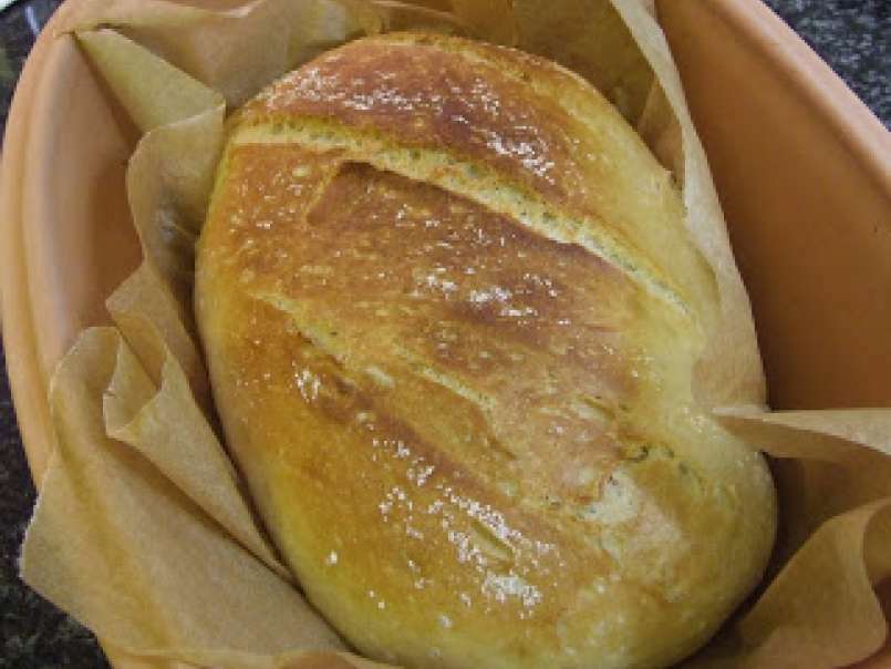 Pão de Espelta e Centeio - na Römertopf - foto 2