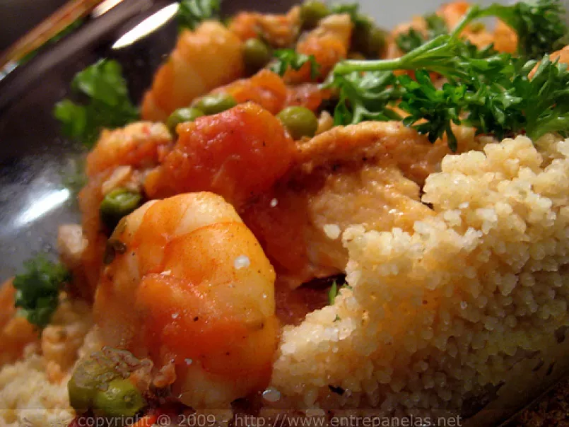 Peixe ao molho de camarão spicy com cuscuz marroquino - foto 2