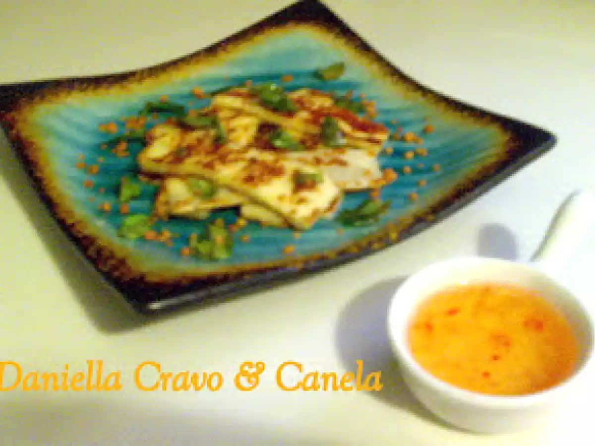Queijo Coalho Grelhado com Geléia de Pimenta