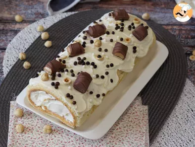 Rocambole sabor Kinder Bueno, um bolo festivo para datas especiais - foto 8