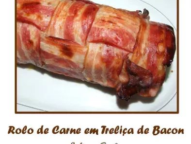 Rolo de Carne em Treliça de Bacon - foto 2