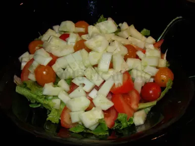 Salada Colorida com Frango Desfiado e Manga - foto 2