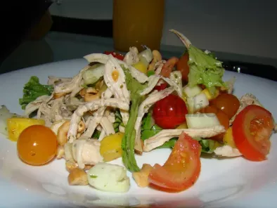 Salada Colorida com Frango Desfiado e Manga - foto 9