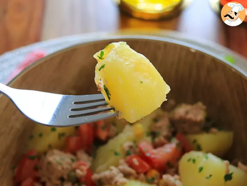 Salada de batata, atum e tomate - foto 4