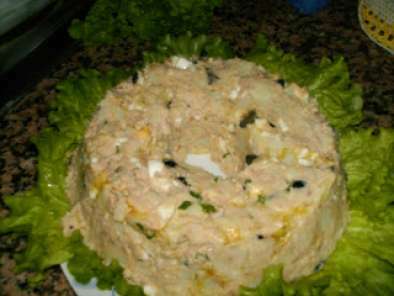 Salada de batata e atum da axly