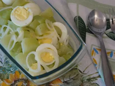 Salada de Chuchu com Ovos