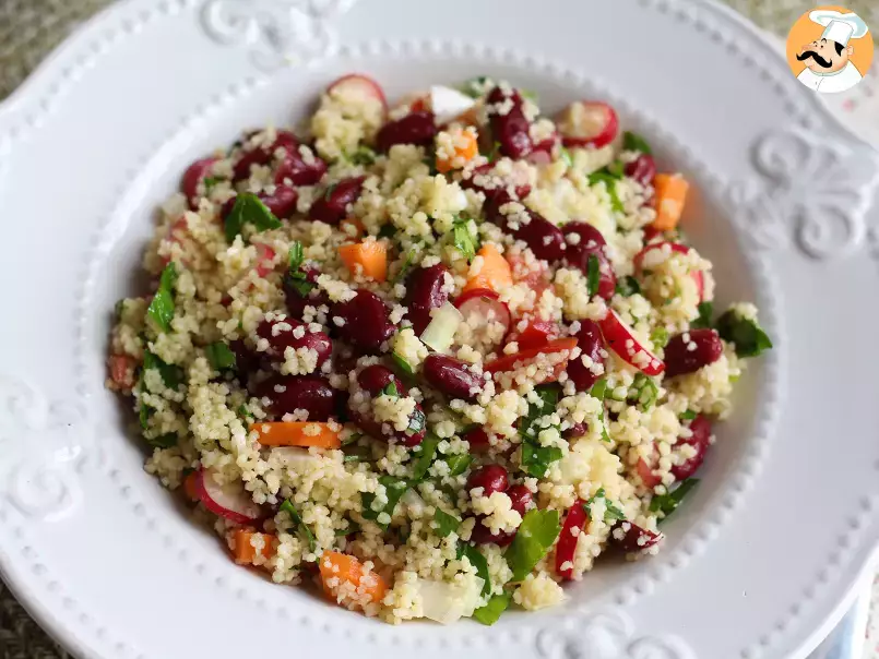 Salada de cuscuz, saudável e colorida - foto 4