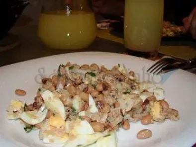 Salada de Feijão Frade com Atum e Ovos Cozidos - foto 2