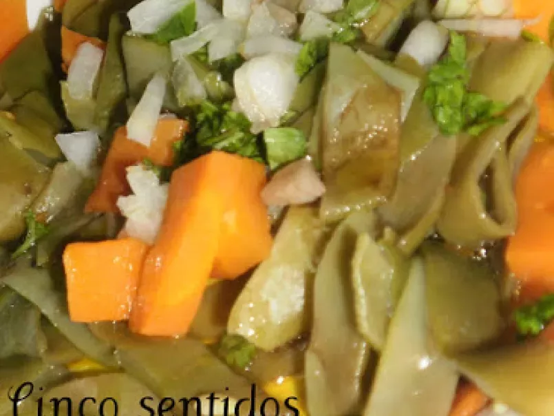 Salada de feijão verde com cenoura e vinagrete balsâmico - foto 2