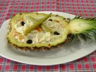 Salada de Frango com Abacaxi
