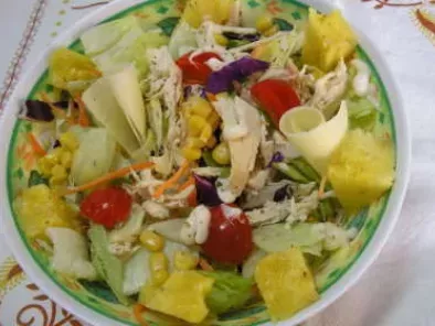 Salada de frango com ananás - foto 2