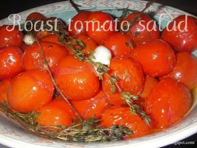 Salada de tomates assados