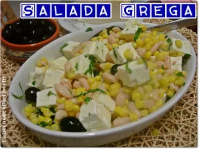 Salada Grega de Milho e Azeitonas