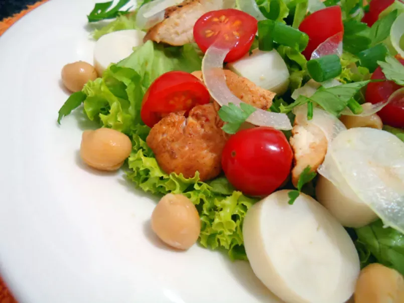 Salada Mista com Filé de Peito de Frango Gelhado - foto 3