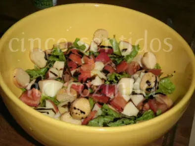 Salada mista com maçã e mousse de vinagre balsâmico - foto 2