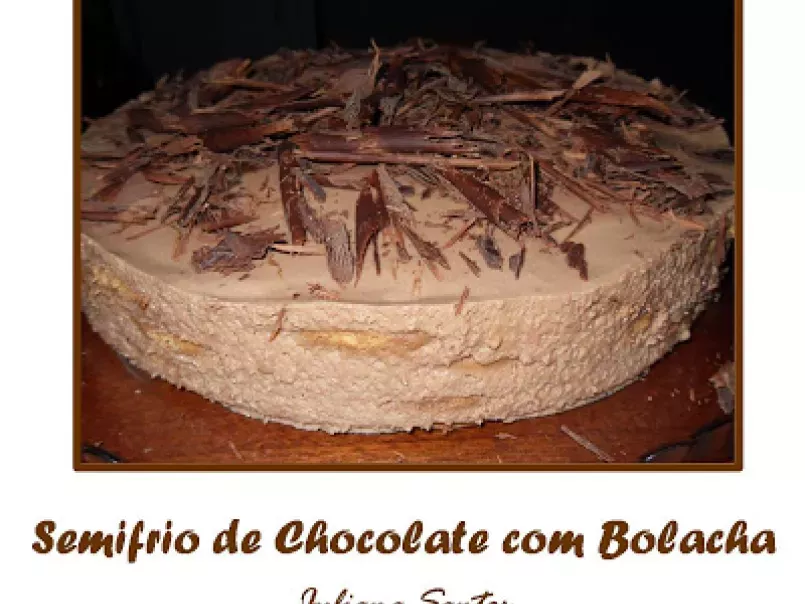 Semifrio de Chocolate com Bolacha - foto 4
