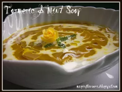 Sopa com cúrcuma & hortelã - foto 3
