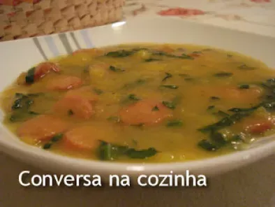 Sopa creme batata baroa ( Mandioquinha)