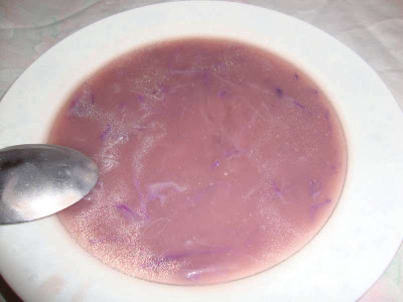 Sopa de couve roxa - foto 2