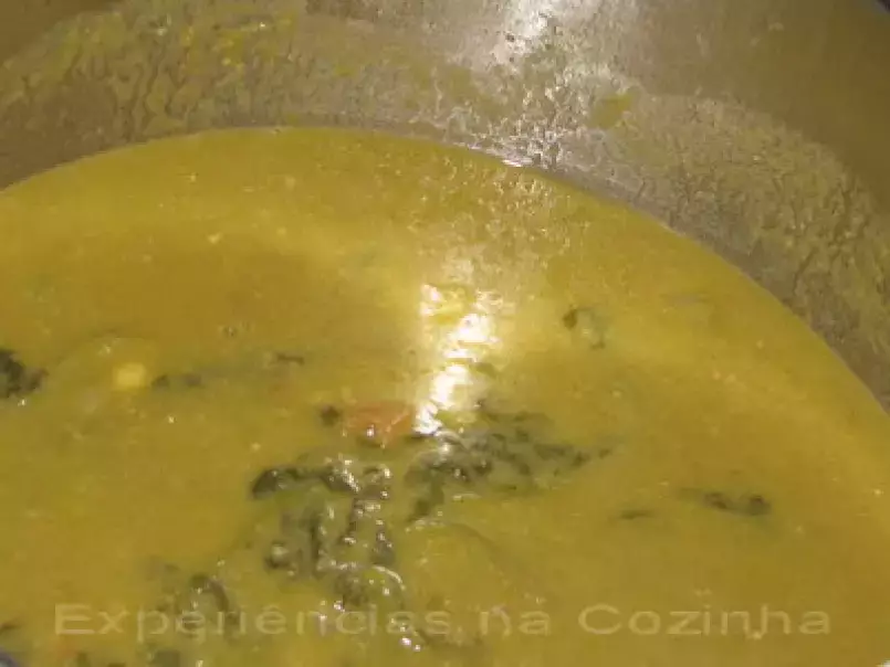 Sopa de Grão com Espinafres e Chouriço - foto 2