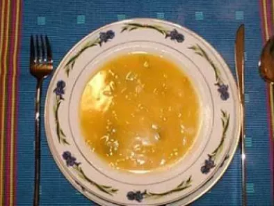 Sopa de repolho e feijão