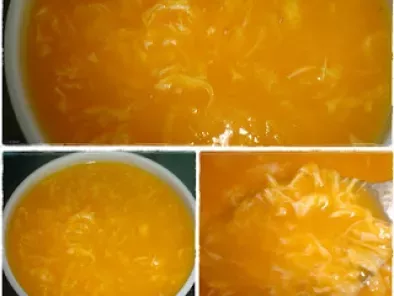 Sopa de Tomate com Ovos Esfarrapados